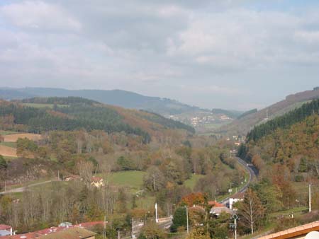 Vue sur la vallée
